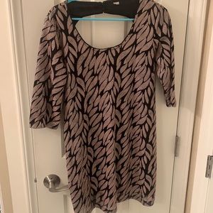 Sequin Open Back Cocktail Shift Dress